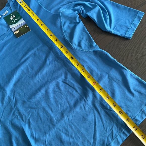 Bugatchi Shirt Womens M-Blue Solid Top Long Sleeve Golf Tennis Sport Ladies(UV50 - Picture 4 of 13